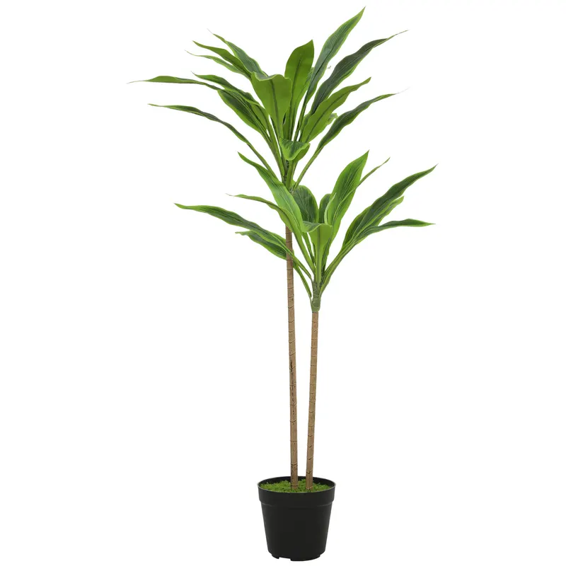 HOMCOM arbori decorativi artificiali mari pentru birouri, intrări, interior, plante decorative false | Romania