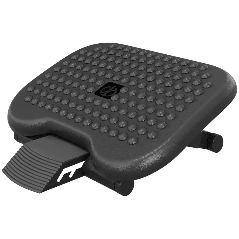 HOMCOM Suport pentru picioare ergonomic de birou, înălțime și înclinare reglabile 46 x 35 cm negru | Romania