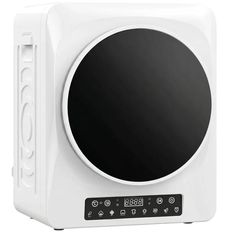HOMCOM Uscător compact cu evacuare 1000 W cu moduri Extra-Uscat & ECO, setări de timer și temperatură, Alb | Romania
