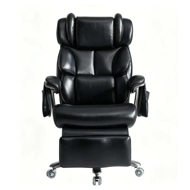 XXL Scaun de birou ergonomic, Negru | Romania