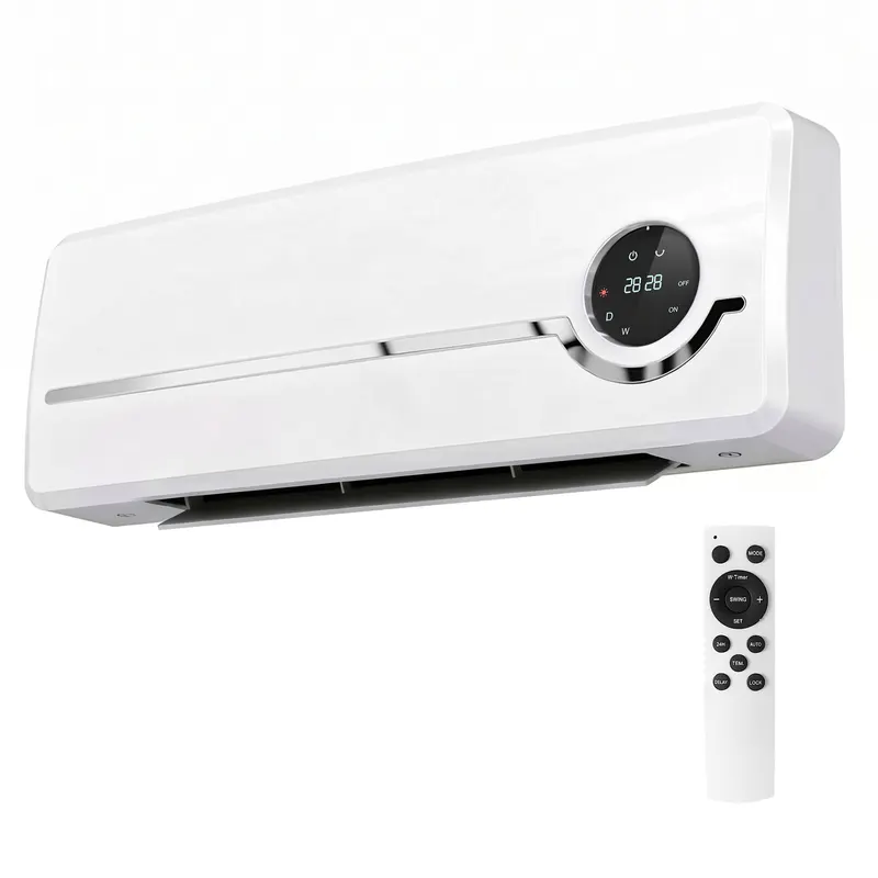 HOMCOM Încălzitor Electric 2000W de Perete cu 3 Moduri, Timer, Telecomandă și Blocare Copii | Romania