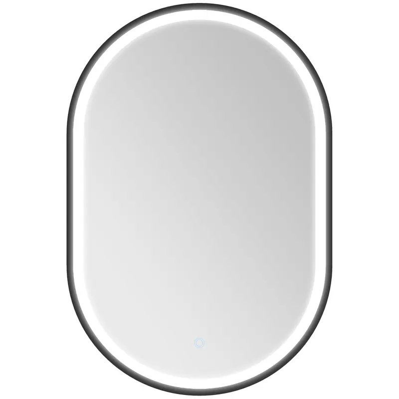HOMCOM Oglindă baie iluminare LED 50x70cm, oglindă iluminată de perete cu comutator tactil, lumină 3 culori | Romania