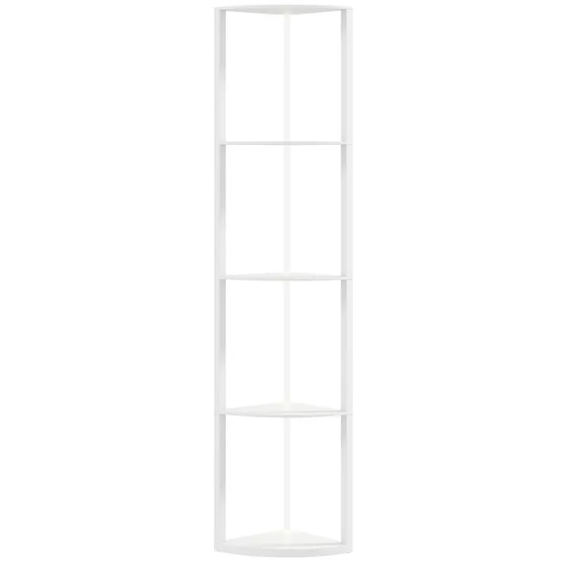 HOMCOM Lampă LED de podea 5 trepte reglabilă cu poliță, schimbare RGB, telecomandă | Romania