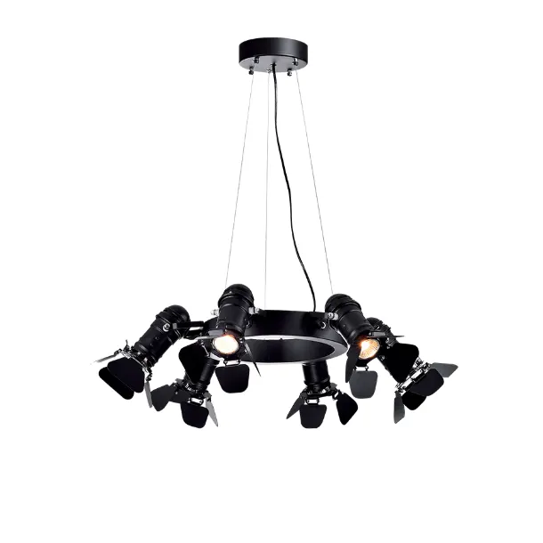Lampă suspendată CINEMA 6 BLACK - Default Title