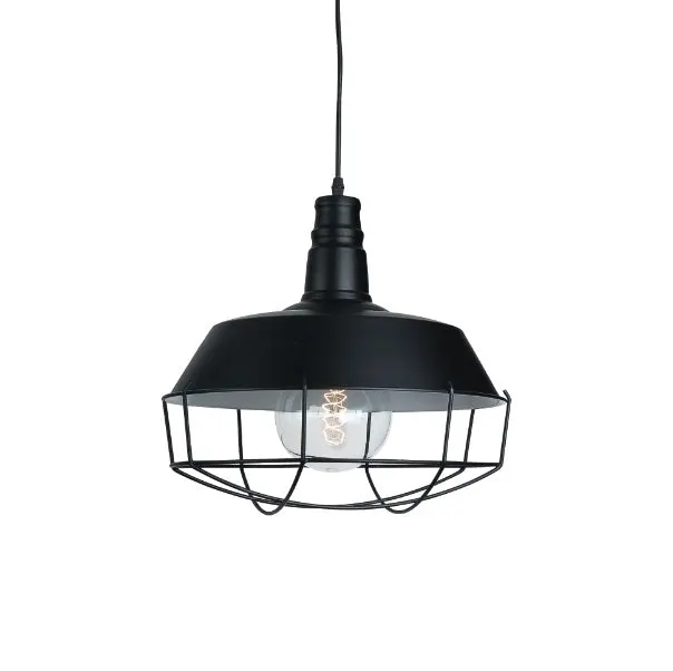 Lampă suspendată GOLF - Negru