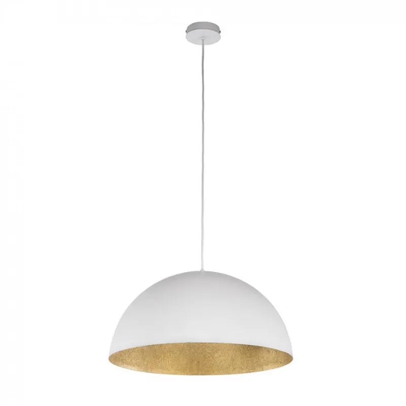 Lampă suspendată SPHERA 50 - Alb/Gold