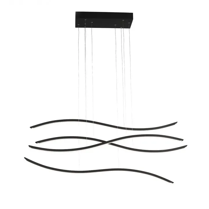 Lampă suspendată WAVES - Negru