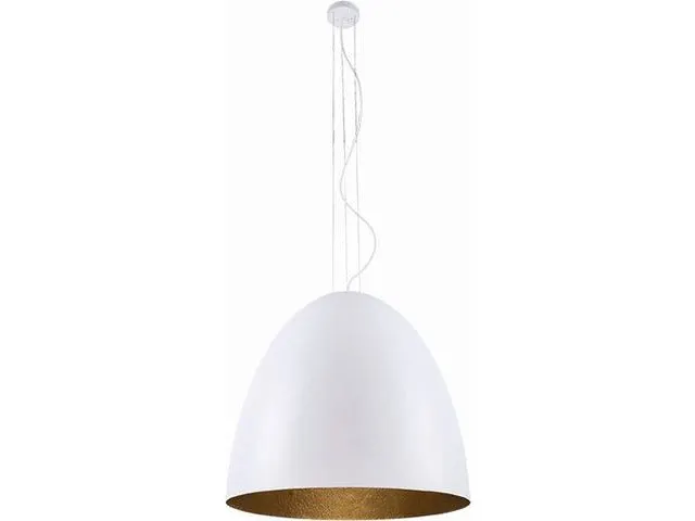 Lampă suspendată FYN L - Alb/Gold