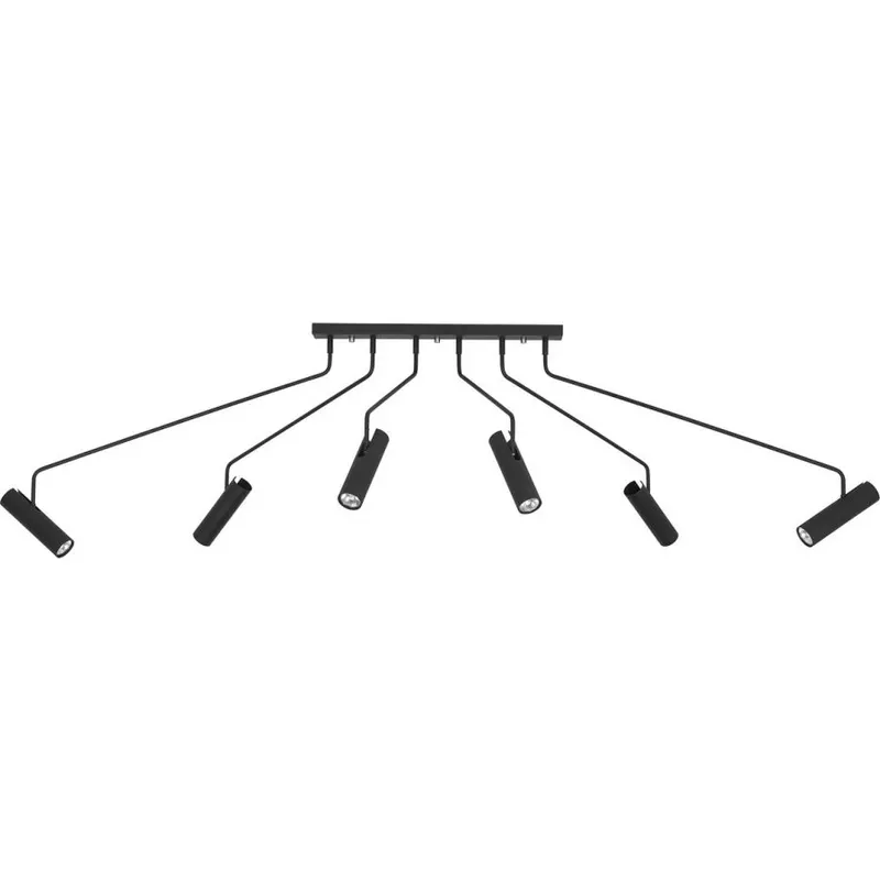 Plafoniera VIRSE PL6 - Negru