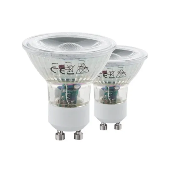 Set 2 becuri GU10 lumina calda 4,5W - Default Title