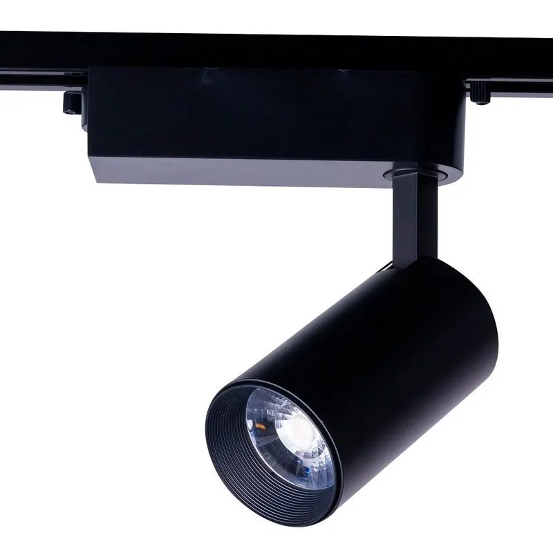 Proiector pe sina LED IRIDE 12W BLACK - Lumina calda 3000K