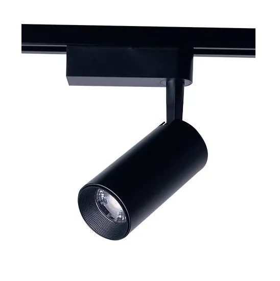 Proiector pe sina LED IRIDE 20W BLACK - Lumina calda 3000K