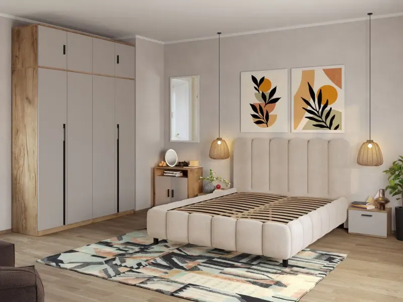 Set Mobila Dormitor Casmir / Stejar Siena C17 — imaginea 2