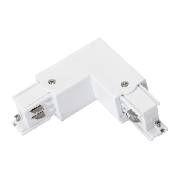 Conector 4 circuite tip L ELMA - Alb