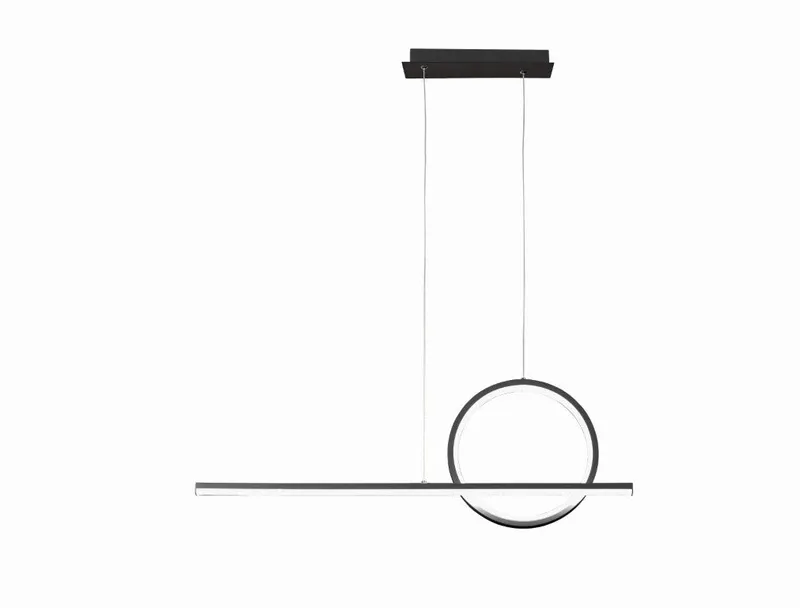 Lampă suspendată MARTE - Negru