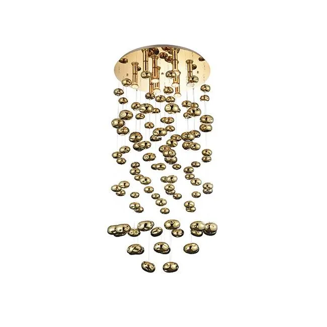 Lampa suspendata LUISE 125 CM - Gold