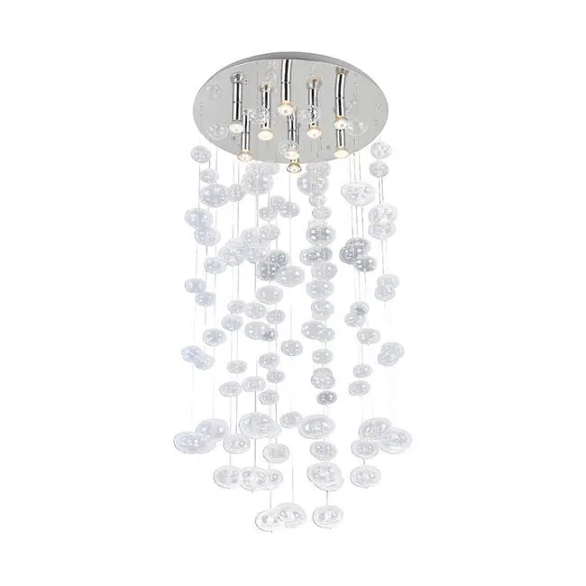 Lampa suspendata LUISE 125 CM - Transparent