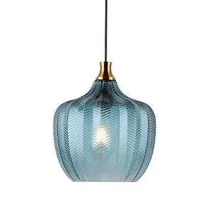 Lampa suspendata GLOSSA - Albastru
