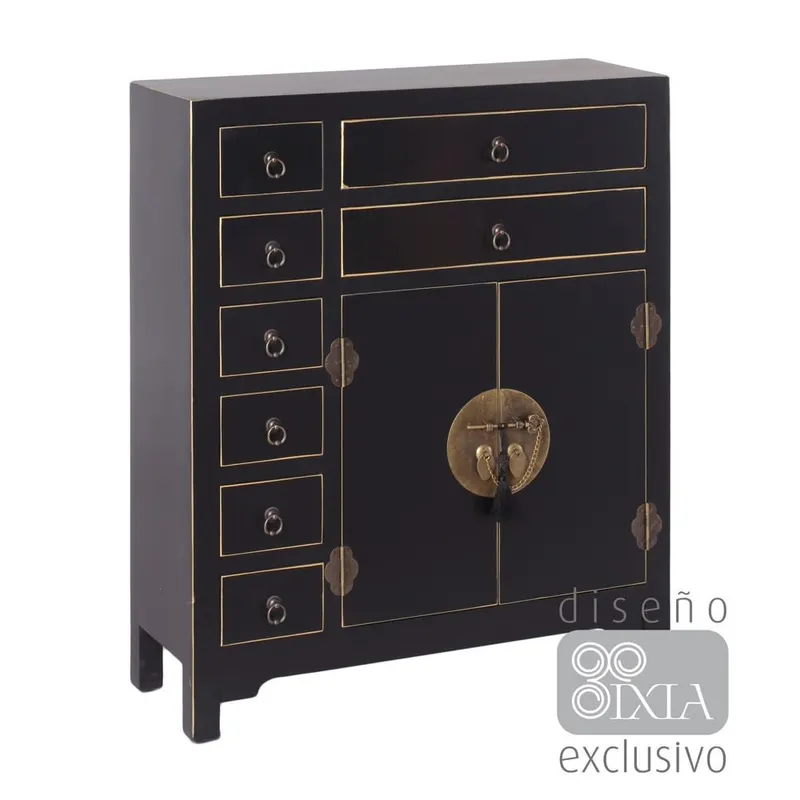 Dulapior EGYPT 73 x 26 x 90 CM - Negru