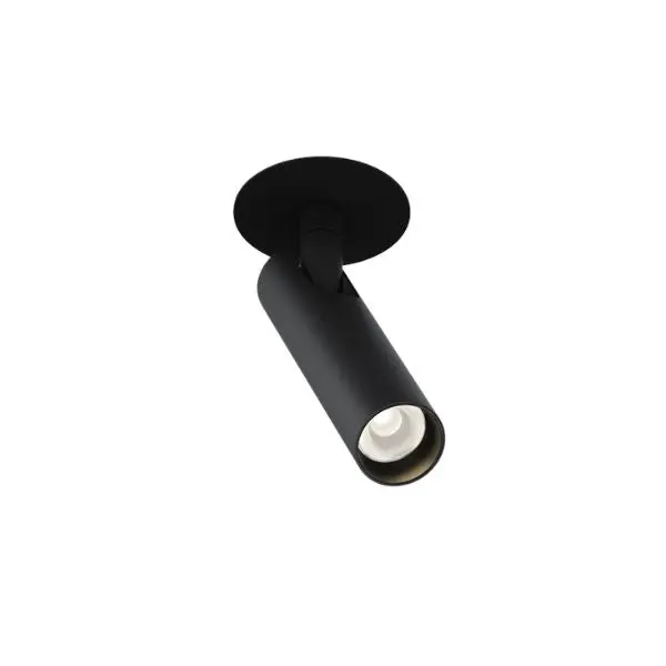 Spot incastrat FOCUS T 3000K 6W - Negru