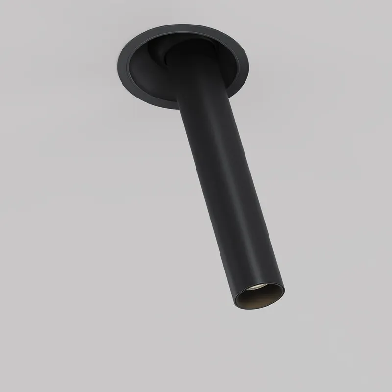 Spot incastrat FOCUS T 7W H31 CM - Negru