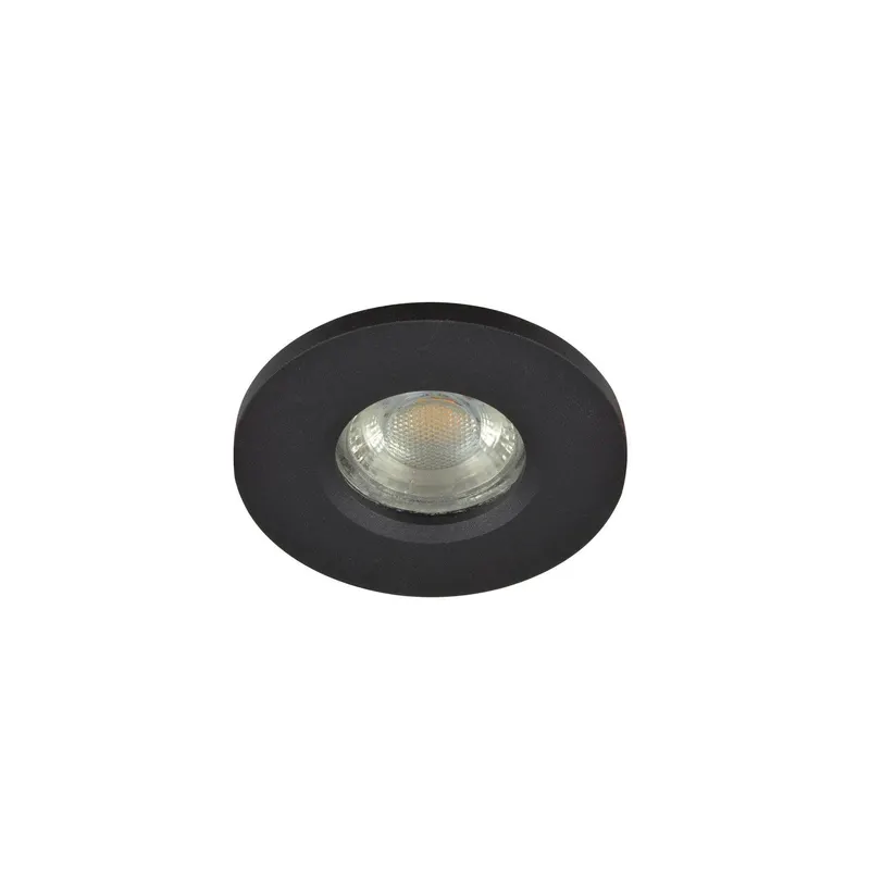 Spot incastrat BRIO ROUND - Negru
