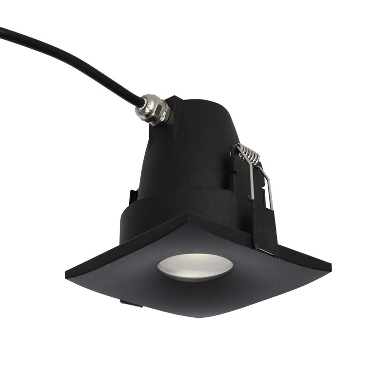 Spot incastrat FLOE SQUARE - Negru