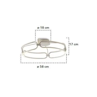 Plafoniera FINITY - 60cm
