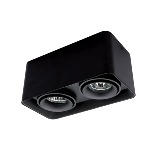 Spot aplicat BERTA DOUBLE - Negru