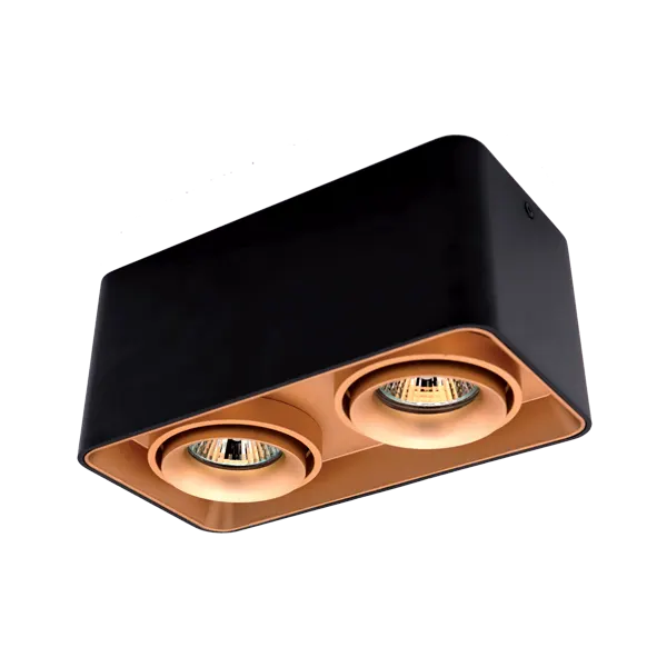 Spot aplicat TOM DOUBLE - Negru/Gold