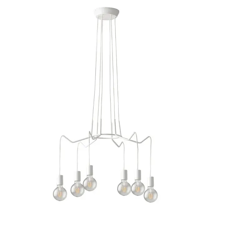 Lampă suspendată HABI S6 - Alb