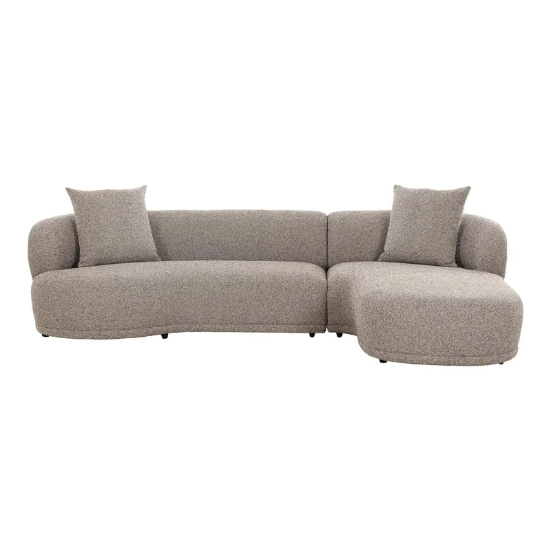 Coltar dreapta STONE MARO 256 CM - Maro