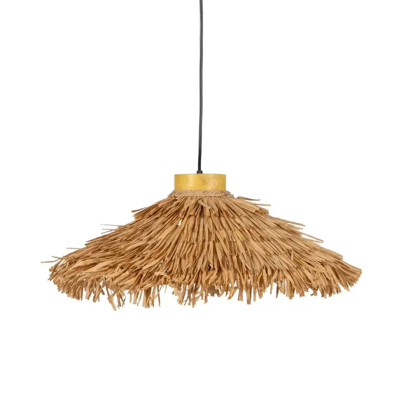 Lampa suspendata LERISTA Ø54 CM - Lemn