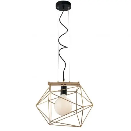 Lampă suspendată ABRAXAS 1L - Gold