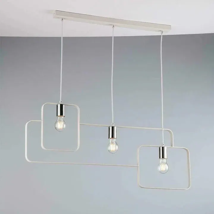 Lampă suspendată SMITH 3L - Alb