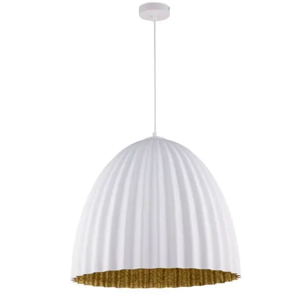 Lampă suspendată TELMA WHITE/GOLD - 70CM