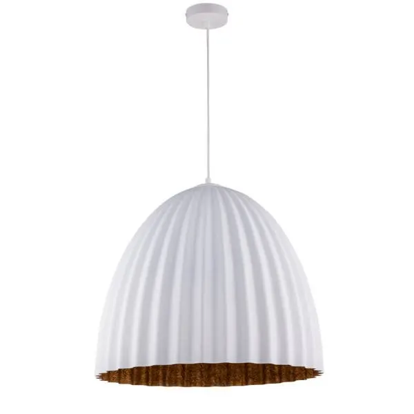 Lampă suspendată TELMA WHITE/COPPER - 70CM