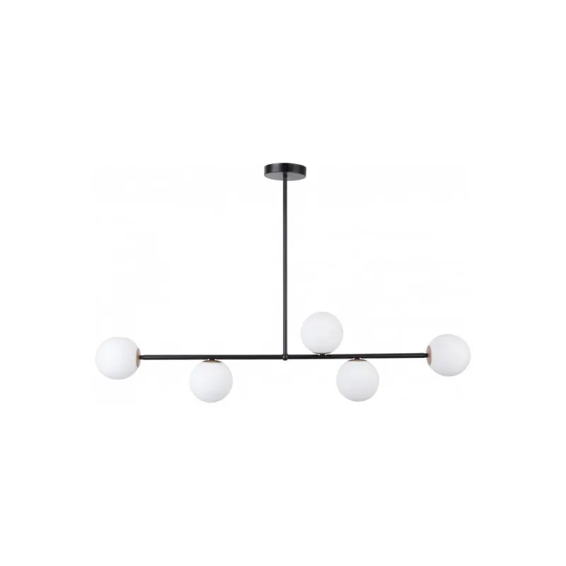 Lampă suspendată GAMA 5L - Negru