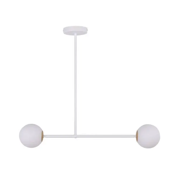 Lampa suspendata GAMA 2L - Alb