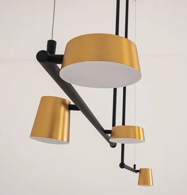 Lampa suspendata MELODY 110 - Negru/Gold