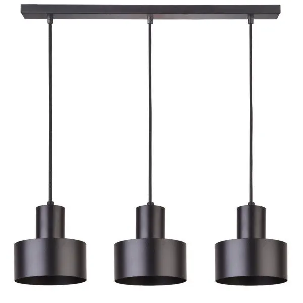 Lampă suspendata RIF 3L - Negru