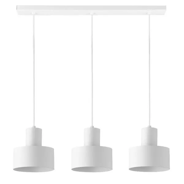 Lampă suspendata RIF 3L - Alb