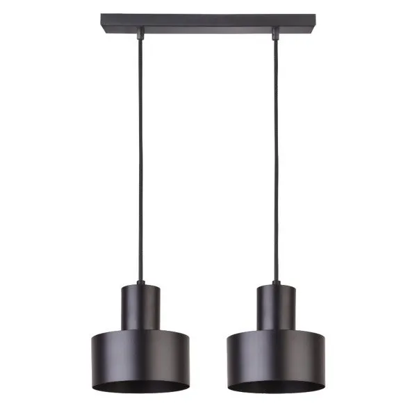 Lampă suspendata RIF 2L - Negru