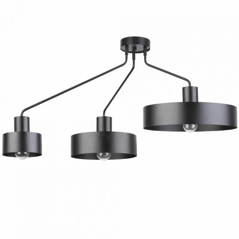 Lampa suspendata JUMBO 3L - Negru