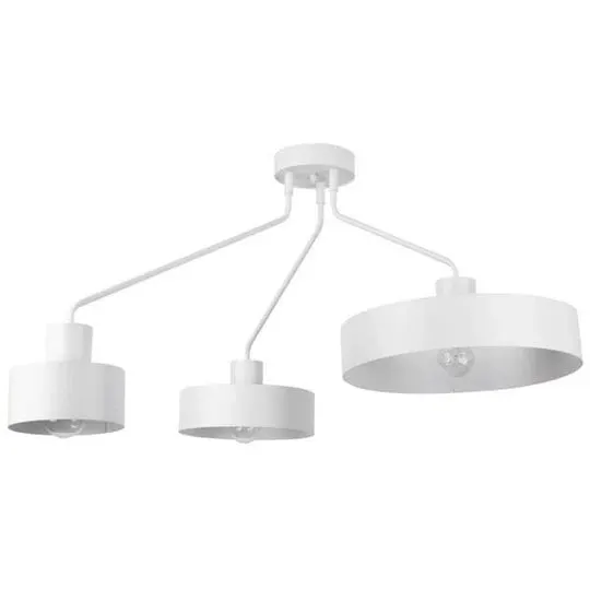 Lampa suspendata JUMBO 3L - Alb