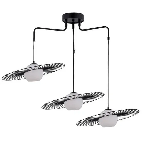 Lampă suspendată SOL 3L - Negru