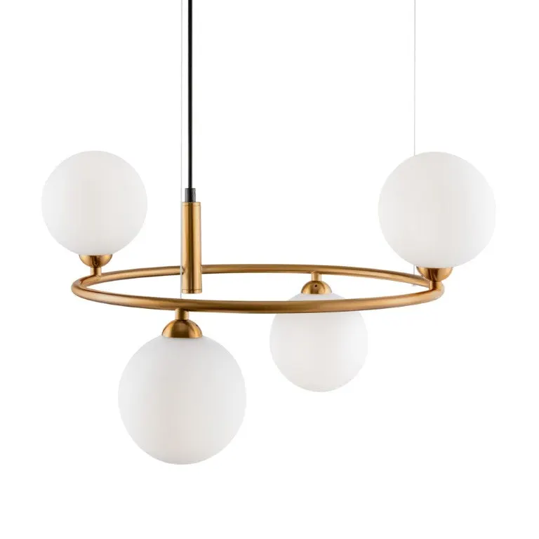 Lampă suspendată PARK 4L - Bronz