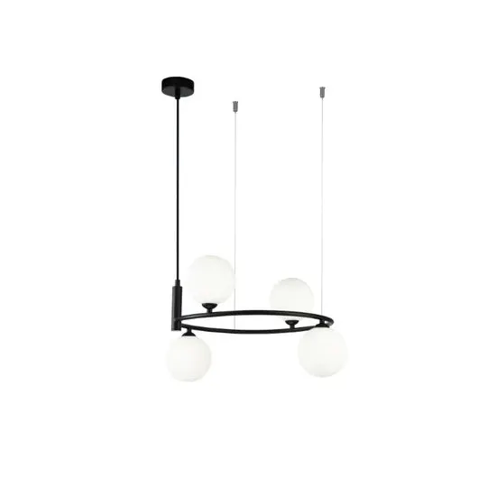 Lampă suspendată PARK 4L - Negru