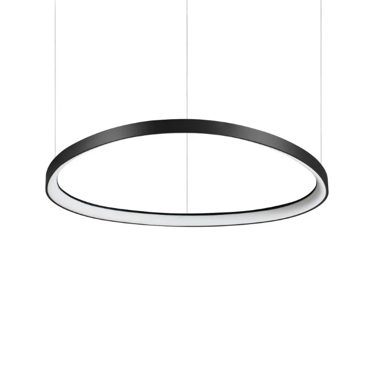 Lampă suspendată GEMINI Ø 81cm - Negru