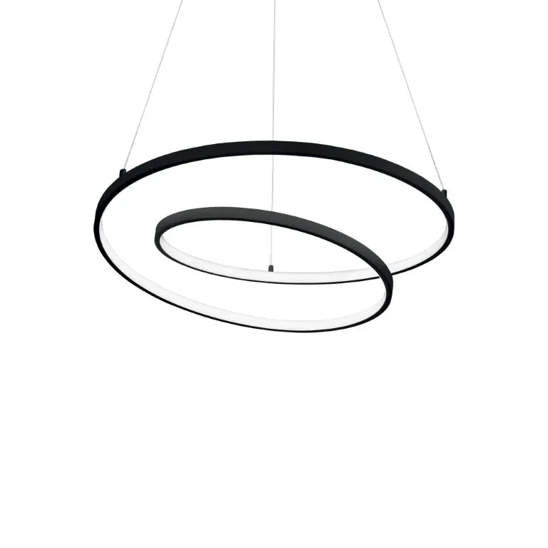 Lampă suspendată OZ Ø 60 cm - Negru